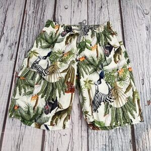 Uillnoodu Mens Swim Trunks Quick Dry Animal print Swim Shorts / Mesh SZ S